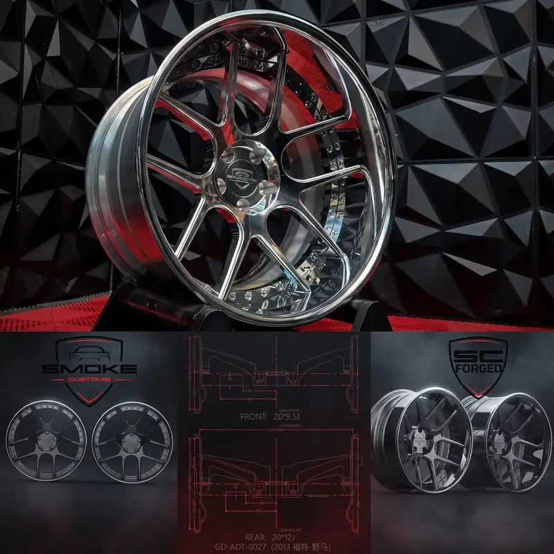 Forged Wheel Machining — Smoke Customs, Midrand