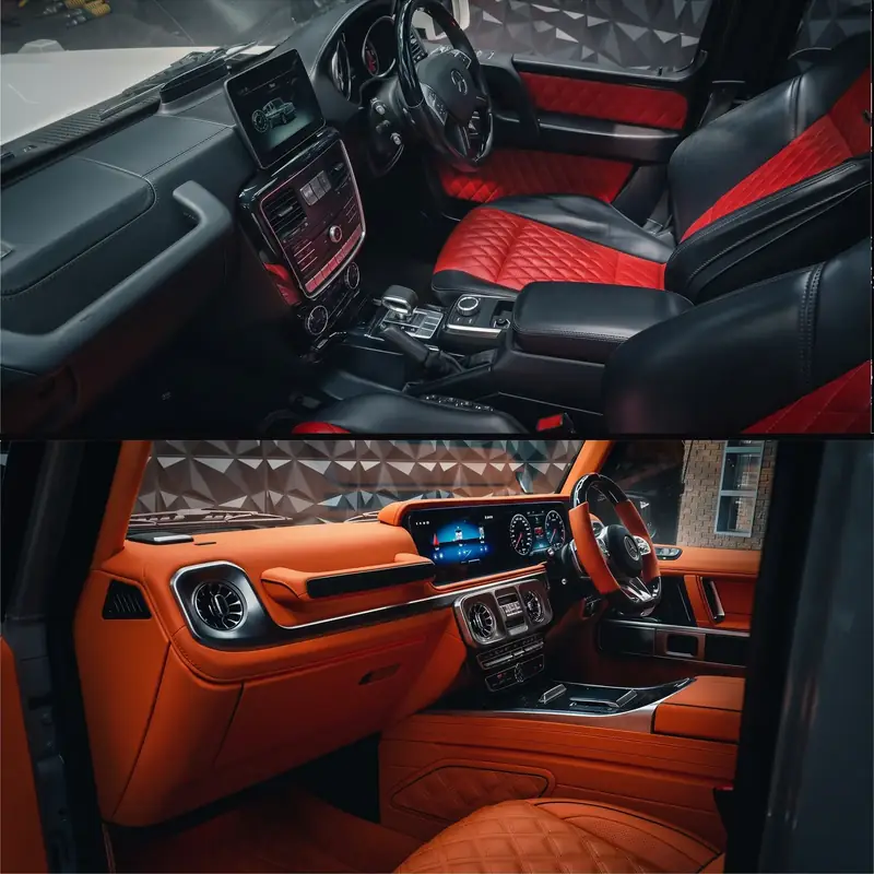 G-Class Nappa Leather Retrim — Smoke Customs, Midrand