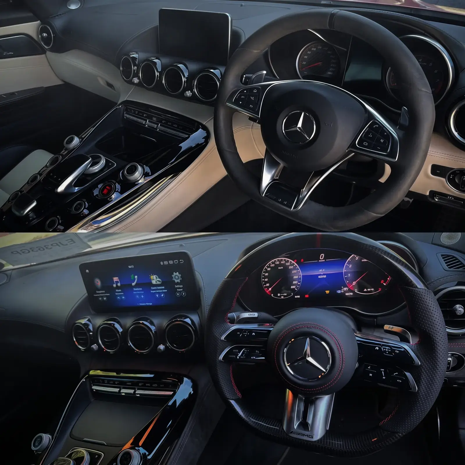 The interior keeps pace. — AMG GT conversion at Smoke Customs