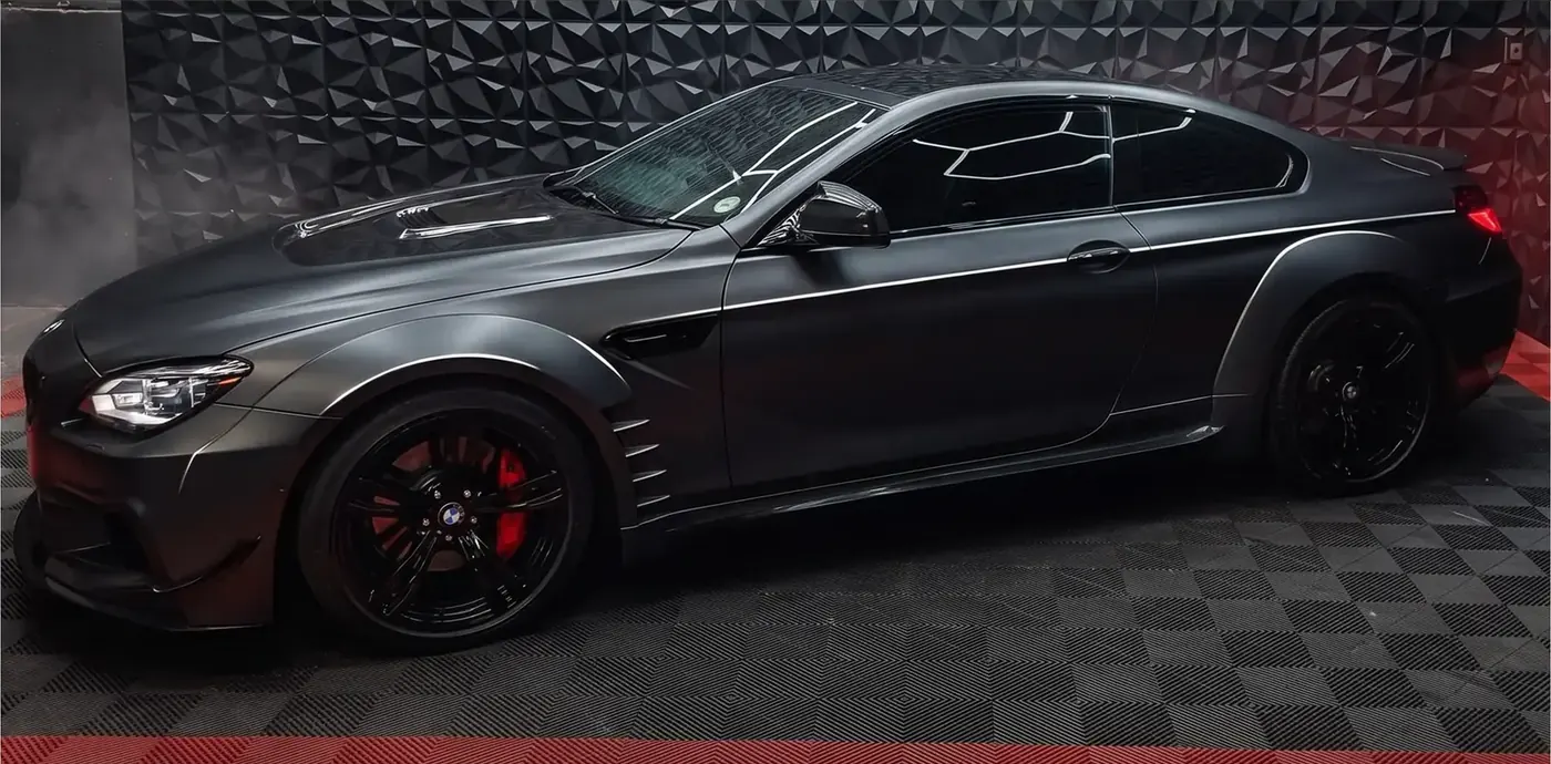 BMW 6 Series after the Smoke Customs widebody styling
